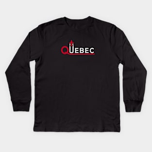 QUEBEC Aviation Phonetic Alphabet Pilot Airplane Kids Long Sleeve T-Shirt